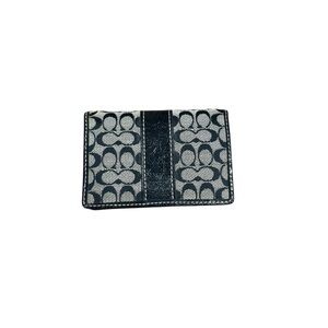 COACH Chic Black and White Patterned Wallet